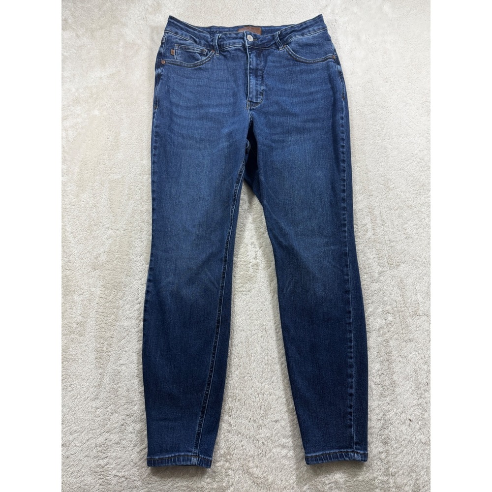 Judy Blue Womens JB88692 Skinny High‎ Rise Blue Denim Jeans 14W Meas: 30x27.5